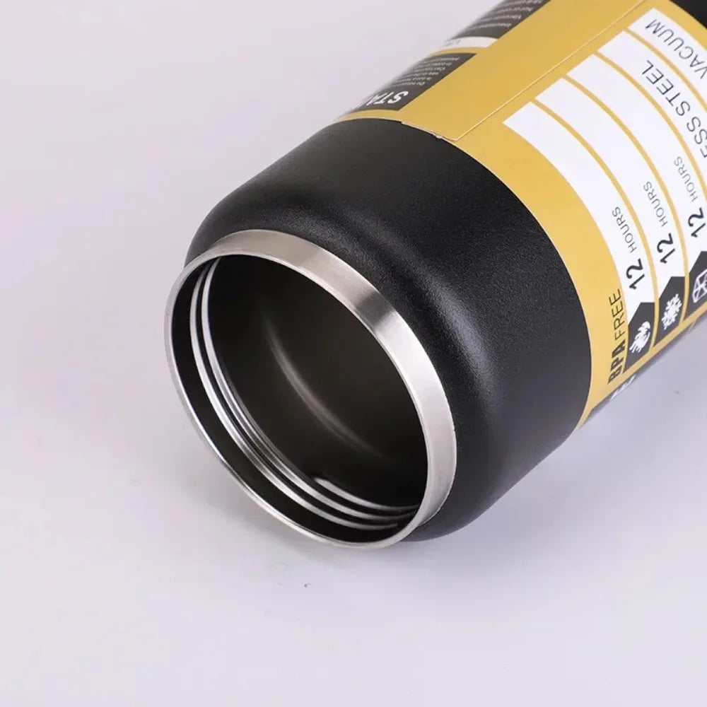 600ML/800ML/1100ML Stainless Steel Vacuum Flasks Insulated Water Bottle Keep Cold&Hot Thermos Coffee Mug with Lid Thermos Bottle