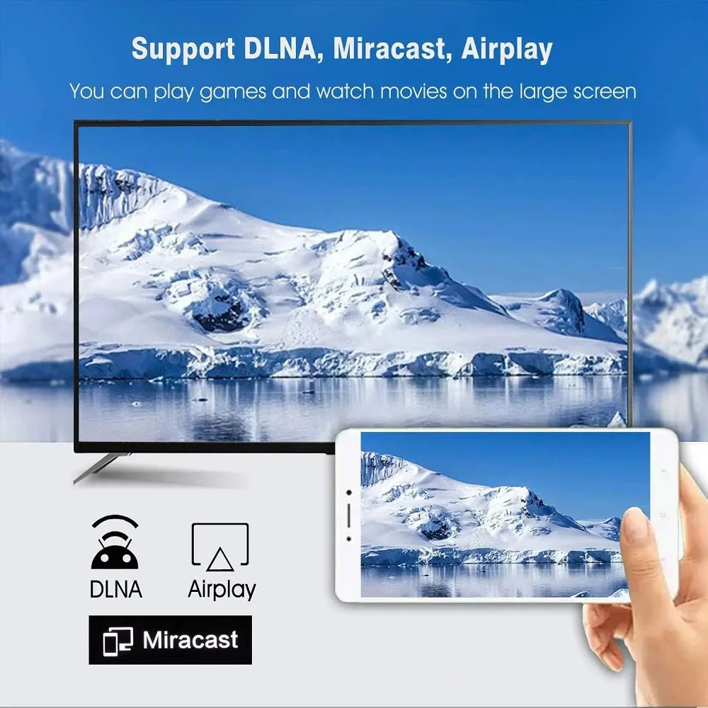Android 14 8K Ultra HD Q11 Smart TV Box Fast Stable Transmission Media Player 4GB 64GB Large Memory Google Assistant Set Top Box