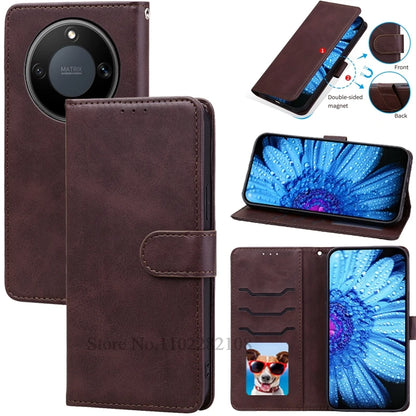 For Honor Magic8 Lite Case Flip Leather Wallet Cover For Honor Magic 8 Lite Case Soft Silicone TPU Book Cover Coque Fundas