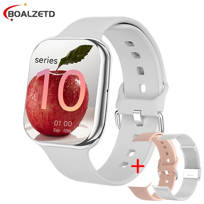 2025 New for Watch 10 Smart Watch Men HD AMOLED Music 3D Surround Health monitoring Bluetooth Call Waterproof Woman smart watchs