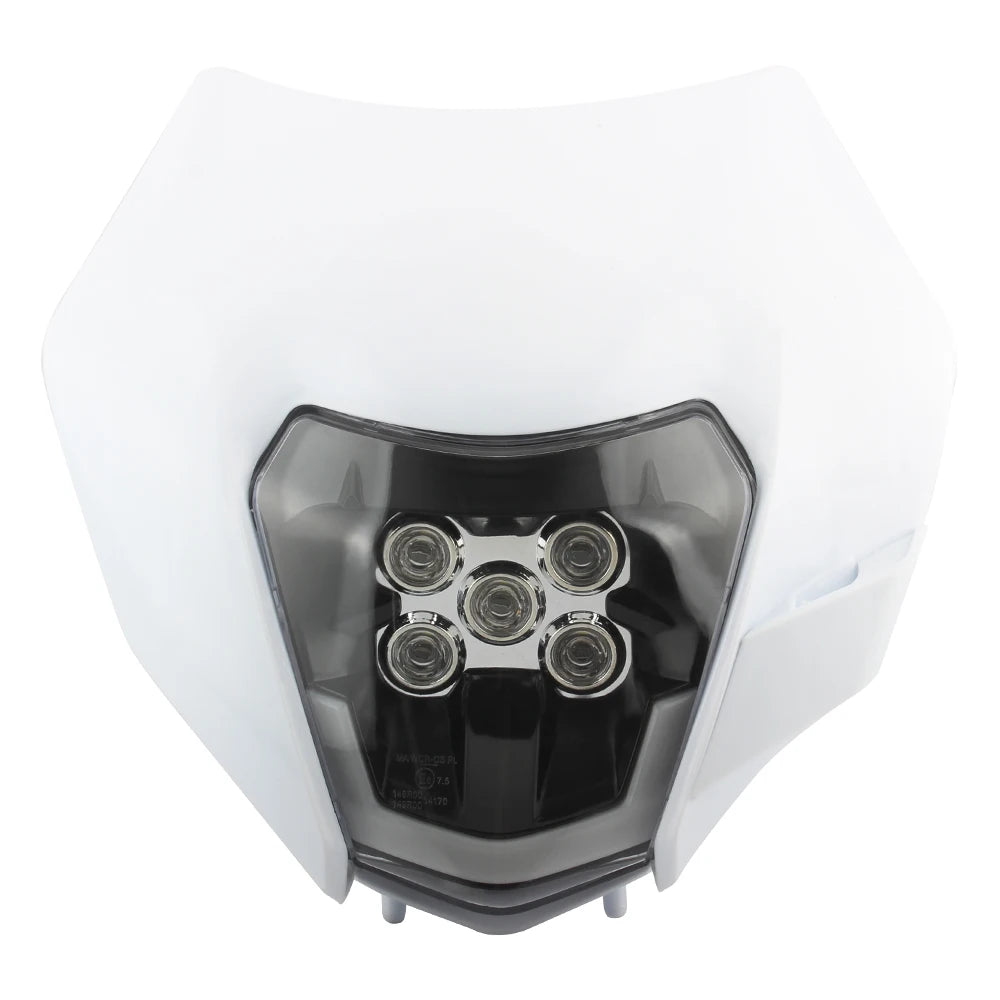 Motorcycle Headlight Plate LED Headlamp for KTM EXC EXCF SX XC 150 250 350 450 Fairing Dirt Bike Motocross Accessories Enduro