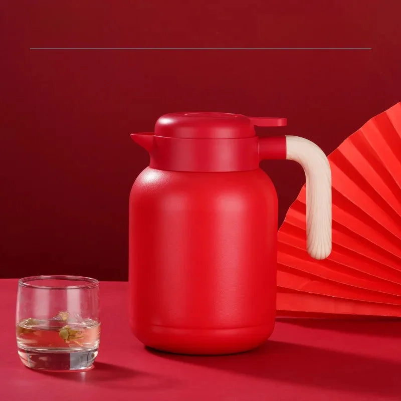 Home 316 Stainless Steel Tea Brewing Insulated Pot Hot Water Bottle Coffee Pot 2L Custom Engraving Gift Quality Home Goods