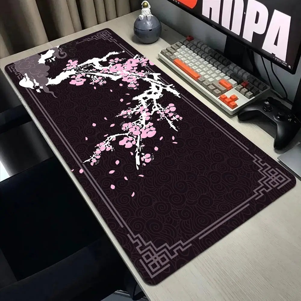 Cherry Blossom scenery mouse pad game washable rubber plus long table mat non-slip home office decorative computer accessories