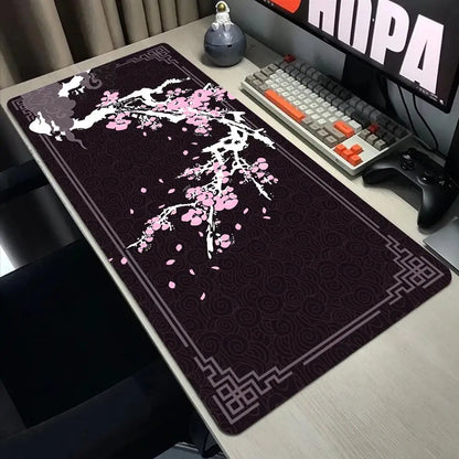 Cherry Blossom scenery mouse pad game washable rubber plus long table mat non-slip home office decorative computer accessories