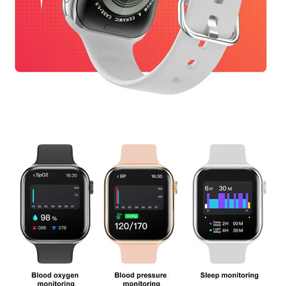 2025 New for Watch 10 Smart Watch Men HD AMOLED Music 3D Surround Health monitoring Bluetooth Call Waterproof Woman smart watchs