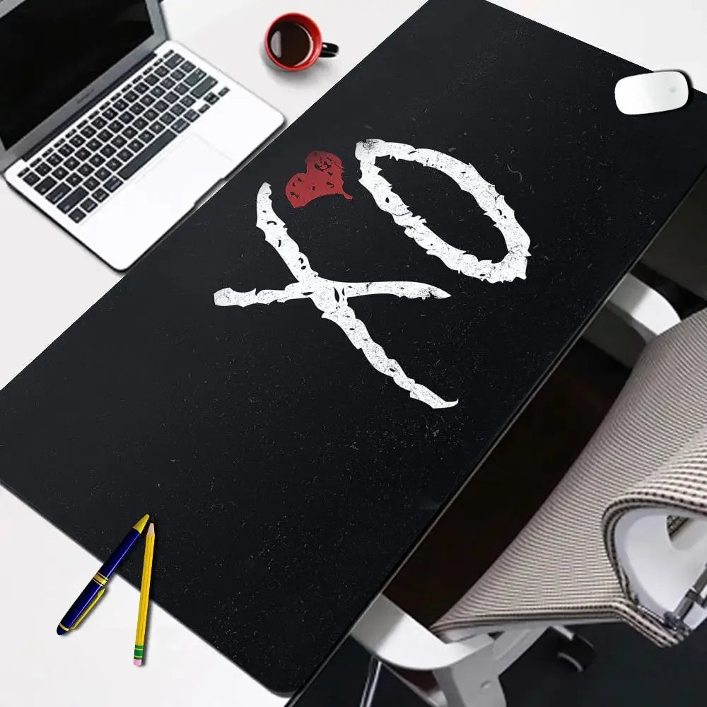 The Weeknd Xo Gaming Mouse Pad Computer Keyboard Desk Mats Anti-Slip Washable Home Office Accessories E-sports Laptop Mousepad
