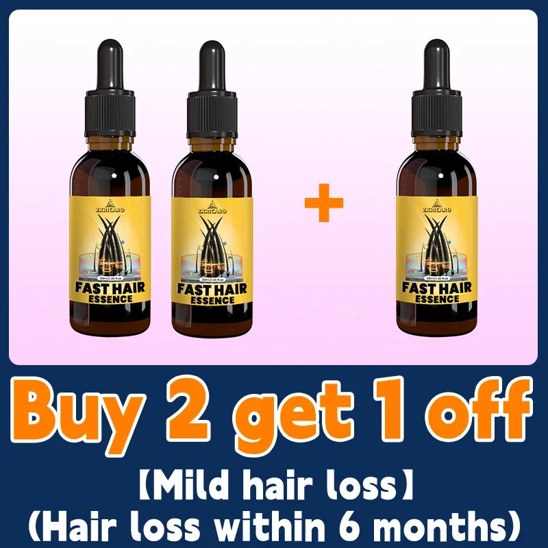Double hair growth essential oil, the result of plant essence research, say goodbye to baldness and hair loss, without harming t