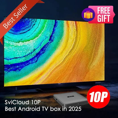 [Genuine]NEW ARRIVAL SviCloud 10P  tv box 2025 Android 12 update From 9P hot in UK Japan Singapore Korea USA  Canada france NZ