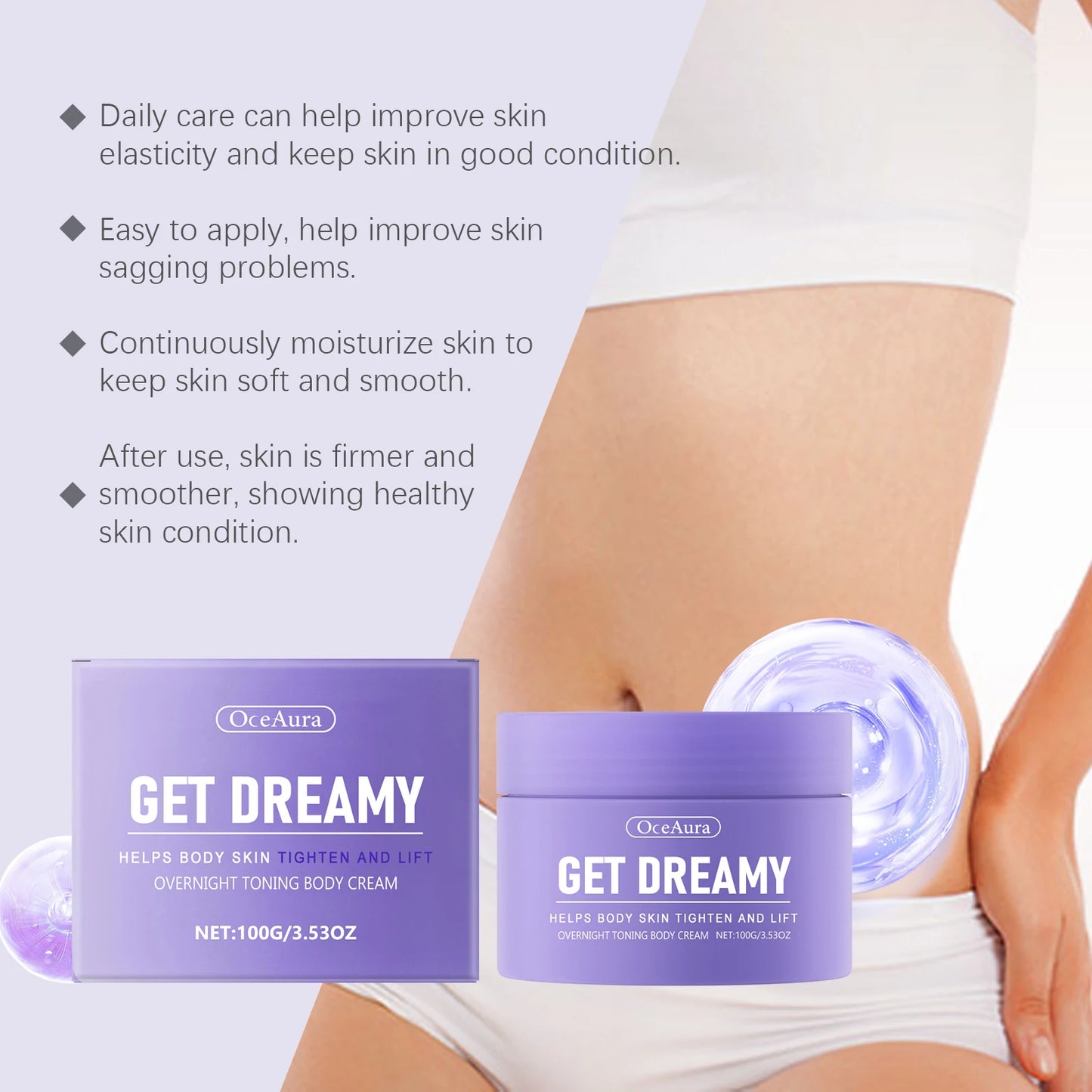 Firming Body Lotion Deep Hydrating Soothe Drying Improve Skin Elasticity Strengthen Collagen Brightening Skin Regeneration Cream