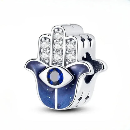 Hot Sale 925 Silver Color Evil Eye Charm Demon Eye Bead For Original  Bracelet&Bangle DIY Making Fashion Jewelry Gift