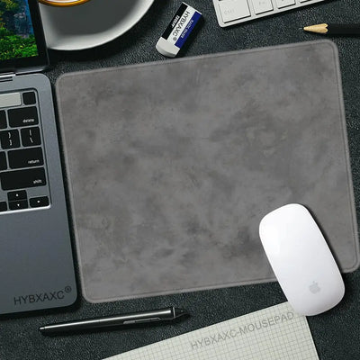 Mouse Pad 500x500 Gray Texture Mouse Mat Waterproof Setup Gaming Accessories Control Type Mousepad Gamer Rug Small Mousepad