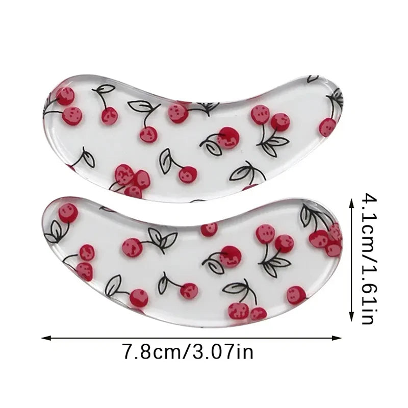 1 Pairs Of Silicone Eye Patches Are Suitable For Dark Circles And Puffy, Reusable Female Cooling Gel Eye Mask.