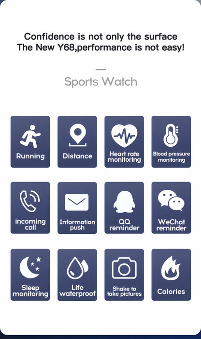 Multifunction Smart Watch For Men Women Kids Bluetooth Calls, Heart Rate & SpO2 Monitor, Sleep Tracking | Step Counter
