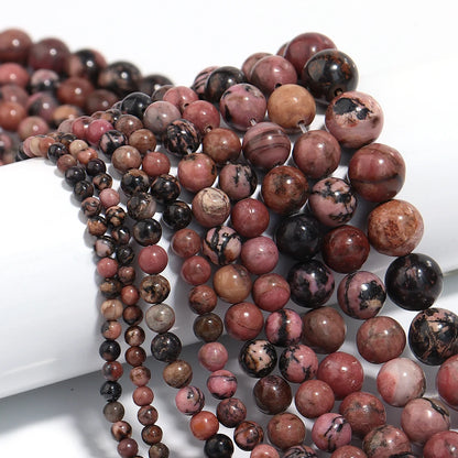 Natural Stone 4 6 8 10 12mm Round Tiger Eye Amethyst Agate Jades Stone Spacer Bead For Jewelry Making Diy Bracelet Needlework