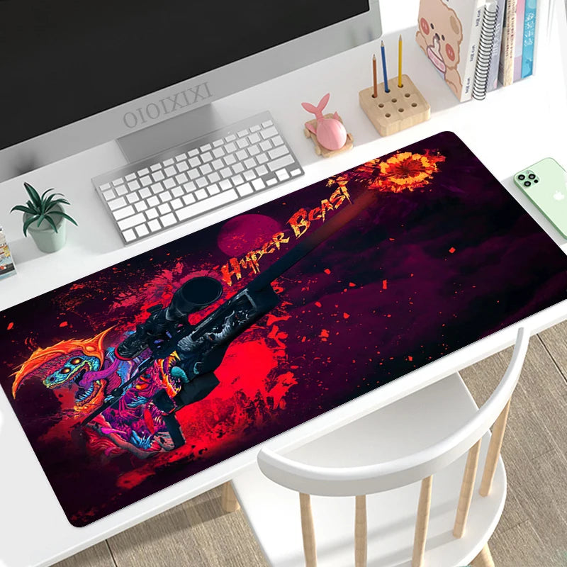 Cs Go Mouse Pad Gaming XL Custom HD New Home Mousepad XXL MousePads Non-Slip Natural Rubber Carpet Office Laptop Mouse Mat
