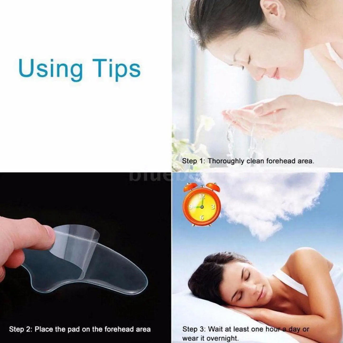 Anti Wrinkle Forehead Patch Line Removal Gel Patch Eye Mask Firming Lift Up Mask Stickers Anti-aging Face Forehead Skin Care