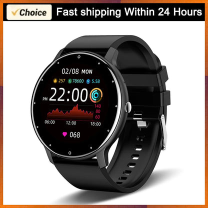 LIGE New Smart Watch Women Men Ladies Gift Sport Fitness Men Watches Heart Rate Monitoring Waterproof Smartwatch For Android IOS