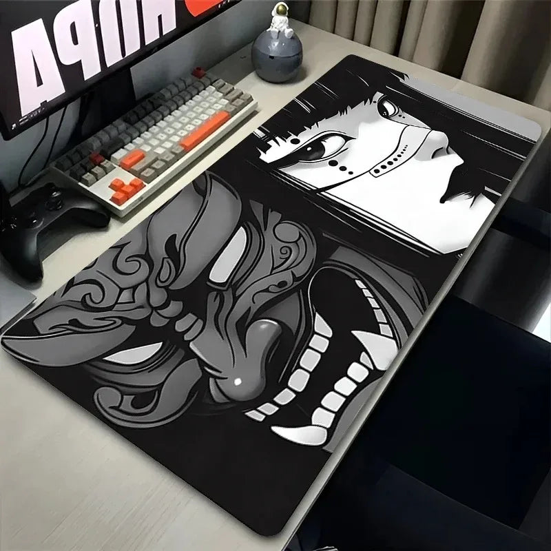 Grimace Cool Girl Leather Desk Pad Mouse Protector Large Small Mouse Pad Home Office Game Desk Mat PU Leather Pc Laptop Desk Mat