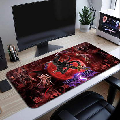 Game B-Bayonetta 3 S Mouse Pad Large Desk Mat Keyboard Ergonomic Office Rubber Game PC Non-slip Anti-fray Home Custom Best Price