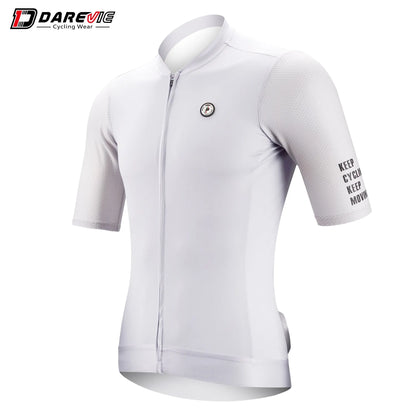 DAREVIE Cycling Jersey Fashion Women Cycling Jersey SPF 50+ Man Bike Jersey High Quality Soft Breathable Cycling Shirt MTB Road