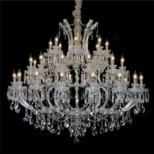 Maria Theresa Crystal Chandelier Luxury Decora Indoor Lighting For Lobby Living Room Bedroom Kitchen E14 Candle Ac Fixture Light