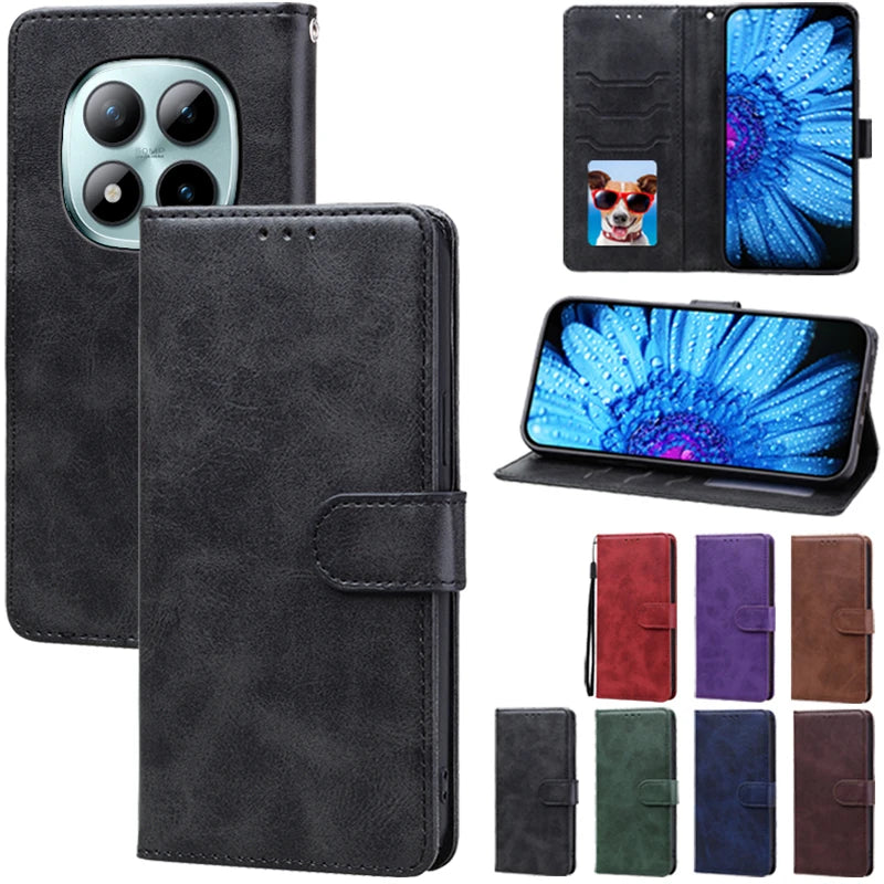 M8/M8 Pro 5G Case For Poco M8 Case Wallet Leather Flip Cover For Xiaomi Poco M8 Pro 5G Case Soft Silicone Cover Coque Fundas