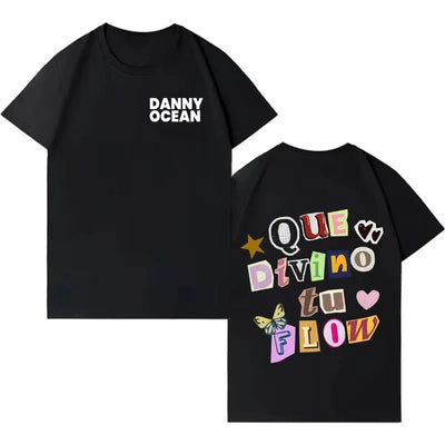 Rapper Danny Ocean Trendy Album T-shirt Men's Fashion Hot Sale Casual Y2K 2026 Spring summer Crewneck Short Sleeve Top