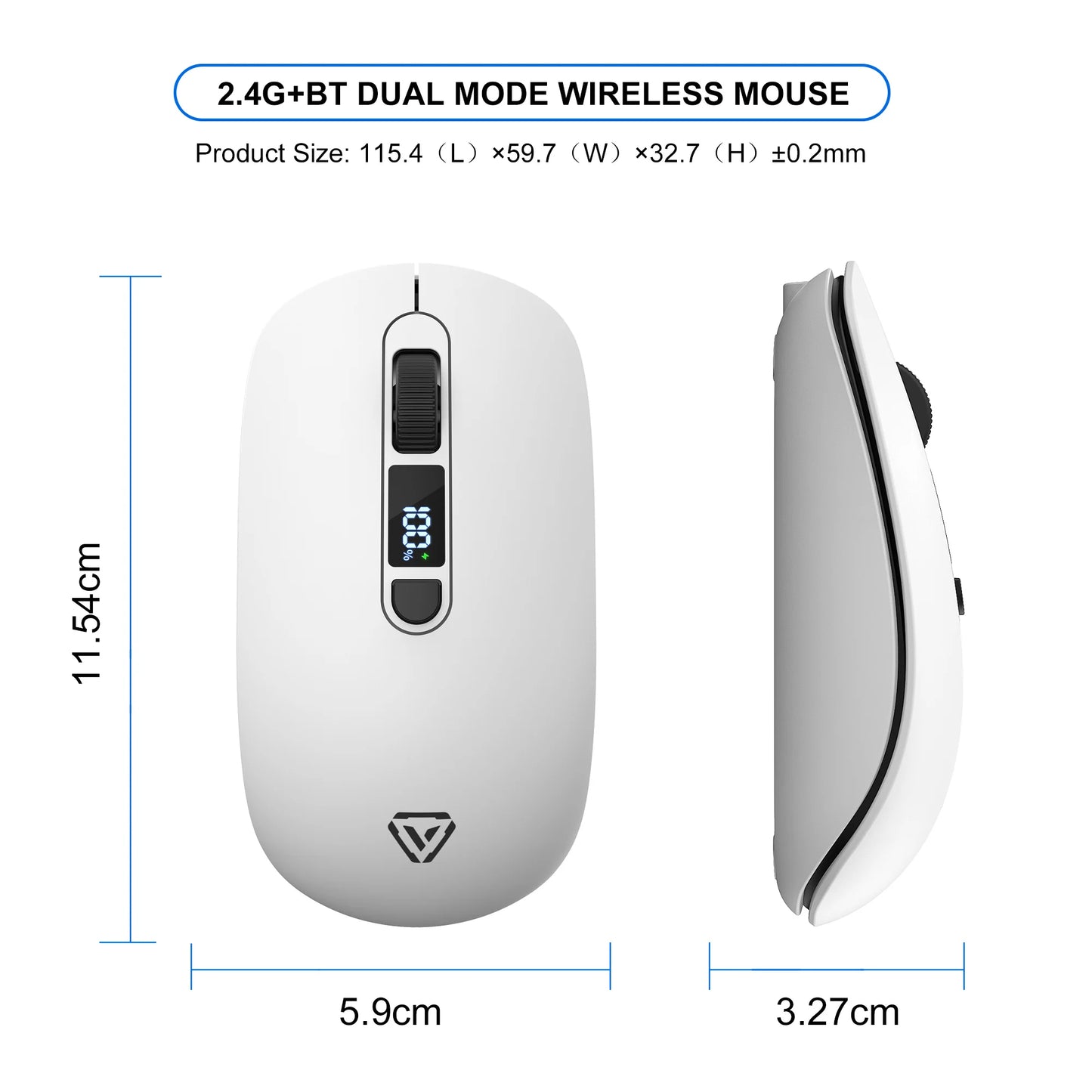 T03 Dual Mode Silent Bluetooth Mouse Computer Laptop Optical Mouse Wireless for iPad Samsung Xiaomi Lenovo Tablet Universal Mice