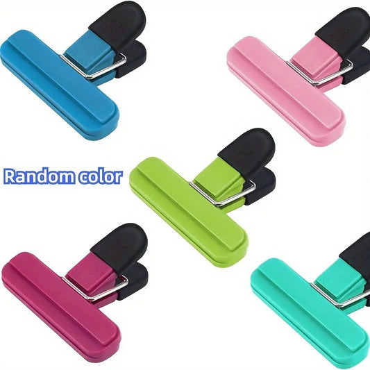 Secure Grip Heavy-Duty Plastic Bag Sealing Clips- Assorted Colors, Perfect for Coffee& Potato Bags, Kitchen Essentials