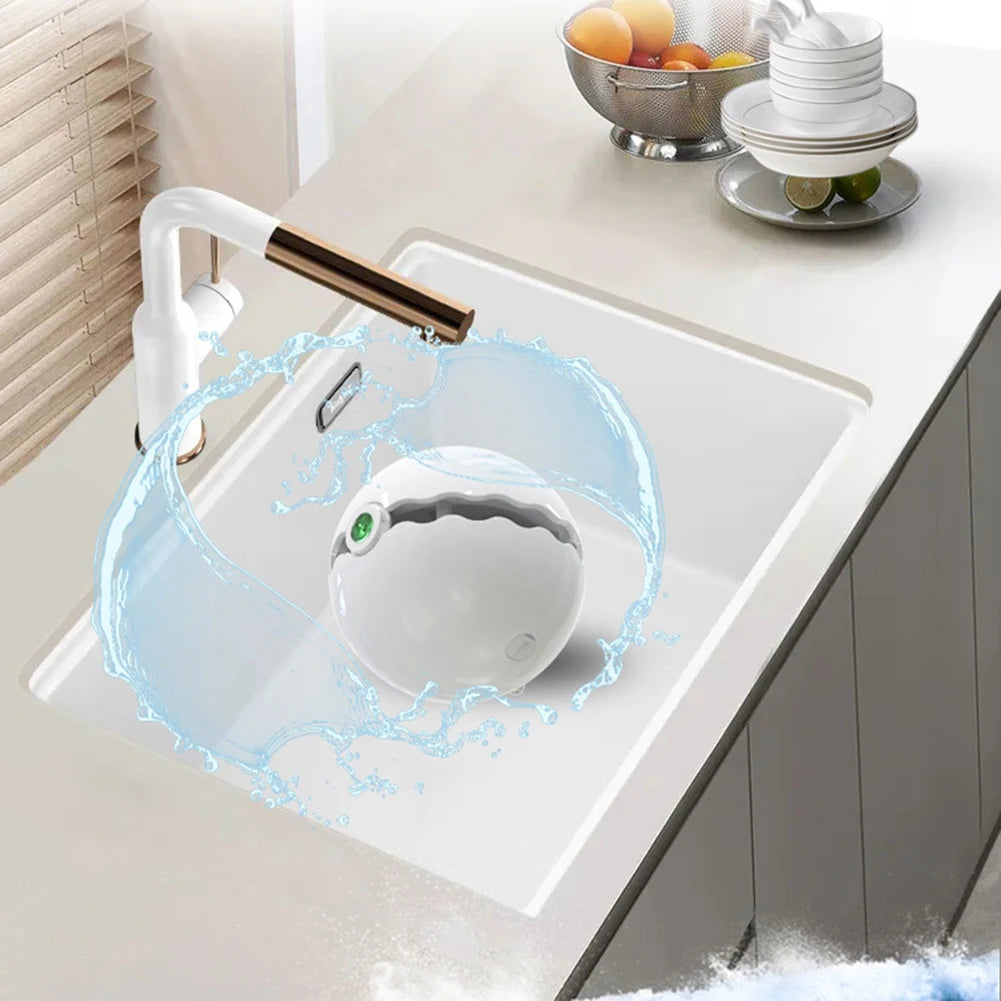 18W Ball Mini Ultrasonic Dishwasher Kitchen Dishwasher Portable Washing Machine USB Multifunctional for Trip/Apartment/Home/Dorm