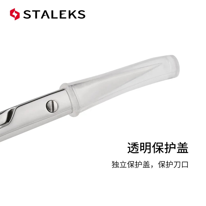 STALEKS SC-31-1 Russian Nail Scissors High Quality Stainless Steel Eyebrow Scissors Trim Nose Hair Makeup Scissor Manicure Tools
