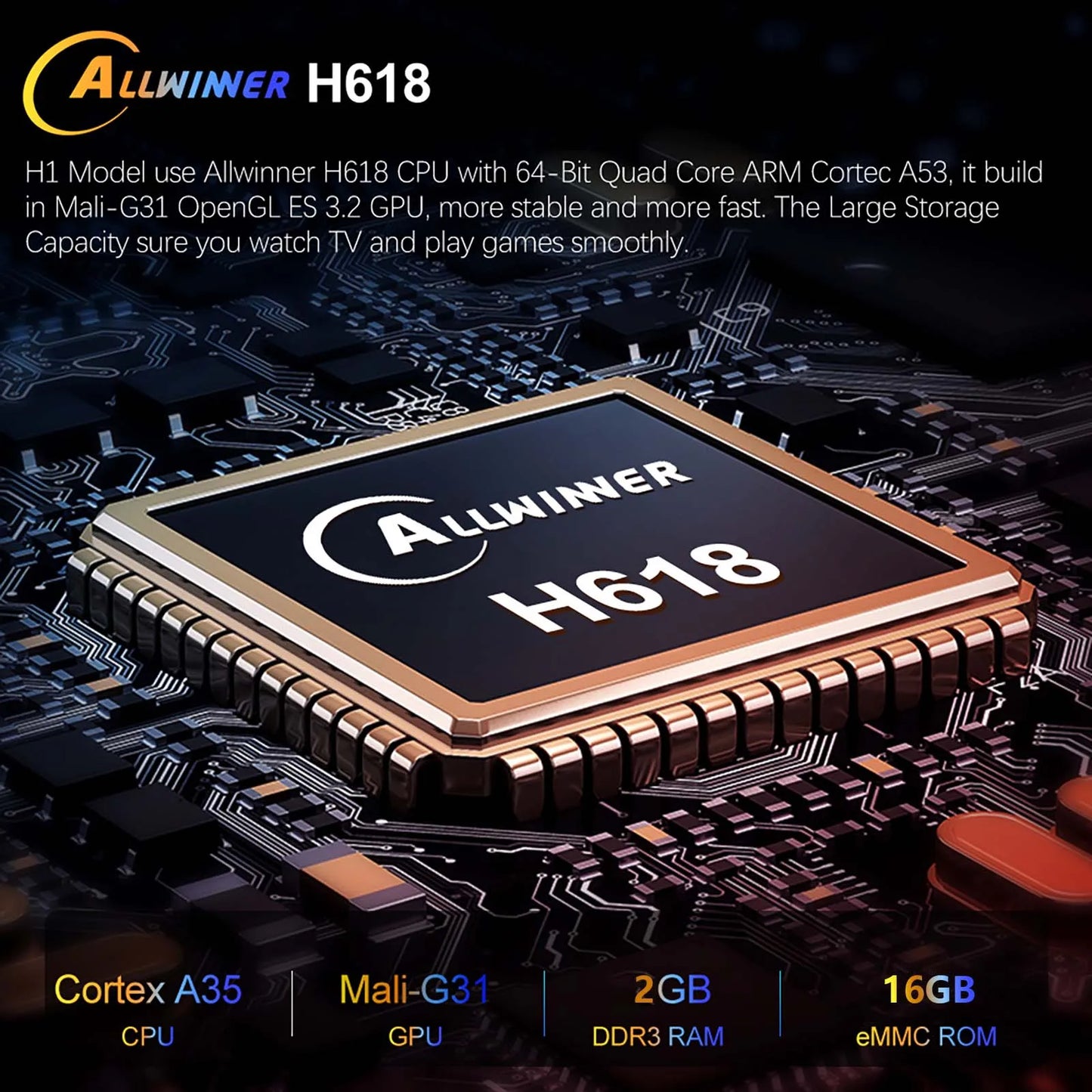 Android 12.0 Lemon TV L2 Smart TV BOX Allwinner H618 2.4G 5G Wifi6 2GB 16GB Set Top BOX BT5.4 Remoter 100M Media Player TV Box
