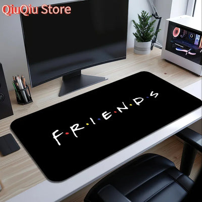 F-Friends F-Friend TV Mouse Pad Desk Mat Large Non-slip Anti-fray Keyboard Ergonomic Office Rubber PC Home Custom