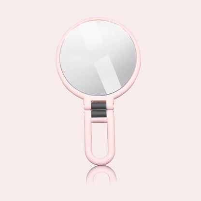 10X 6-inch Round Mirror Magnifying Double Sided Makeup Vanity Mirrors Foldable Handheld Compact Mirror Beauty Cosmetic Tools