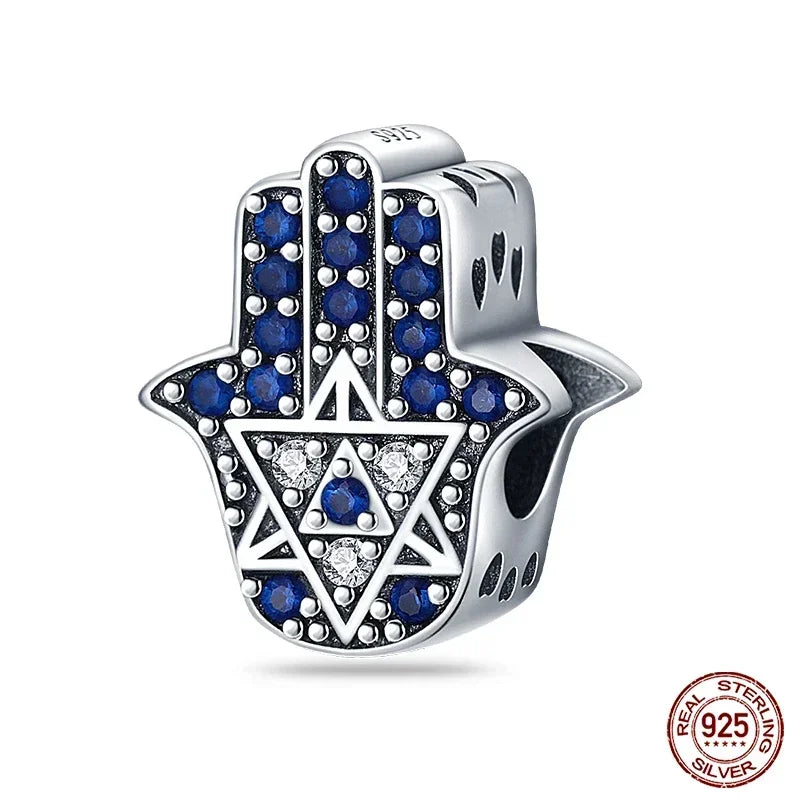 Hot Sale 925 Silver Color Evil Eye Charm Demon Eye Bead For Original  Bracelet&Bangle DIY Making Fashion Jewelry Gift