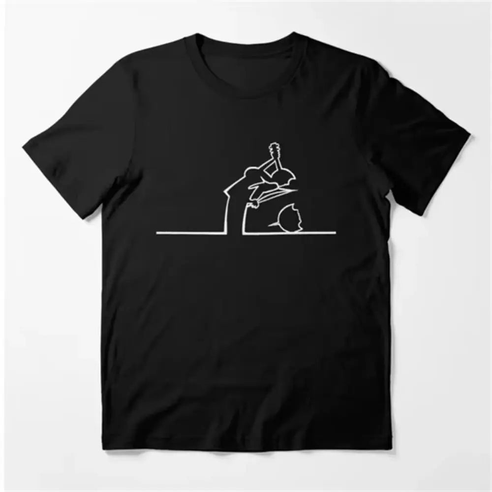 Funny Meme Tops Creative La Linea The Line Osvaldo Cavandoli TV T-Shirt Men Fashion Women's T Shirts Streetwear Tee Casual Tops
