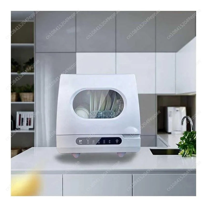 220V Installation-Free Household Automatic High Temperature Drying Bowl Poison Mini Dishwasher  Desktop
