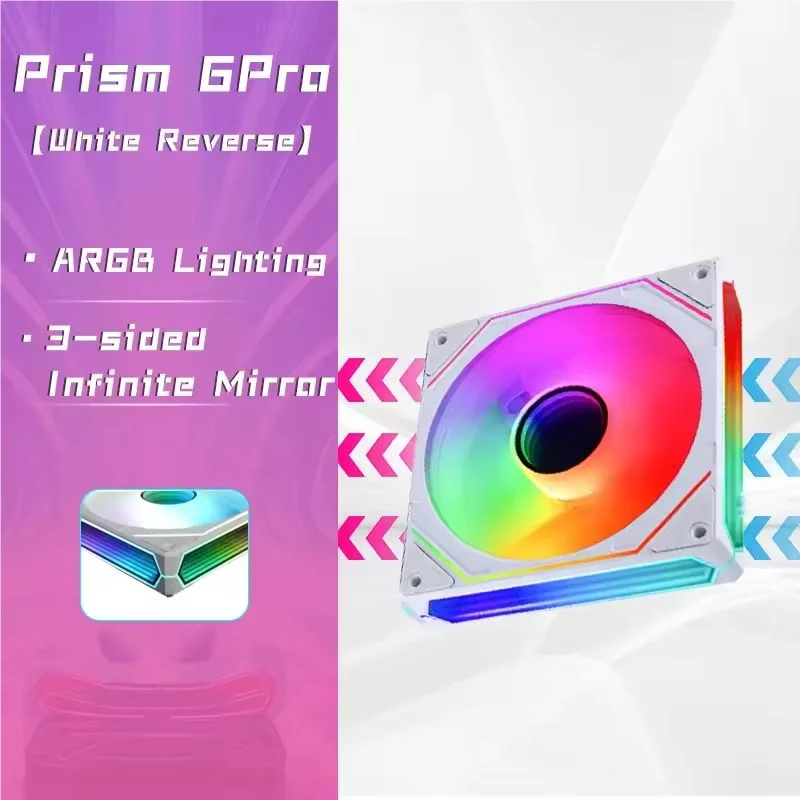 OEM PRISM 6 PRO PC Fan 120mm 5V 3PIN ARGB 4Pin PWM Cooling Fan 12V Large Air Volume Computer case Fan ventilador