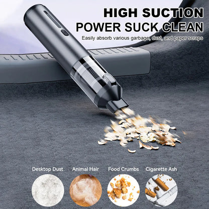 15000Pa Car Vacuum Cleaner Strong Suction Powerful Wireless Portable Car Cleaner for Home Appliance Air Blower Handheld Cordless