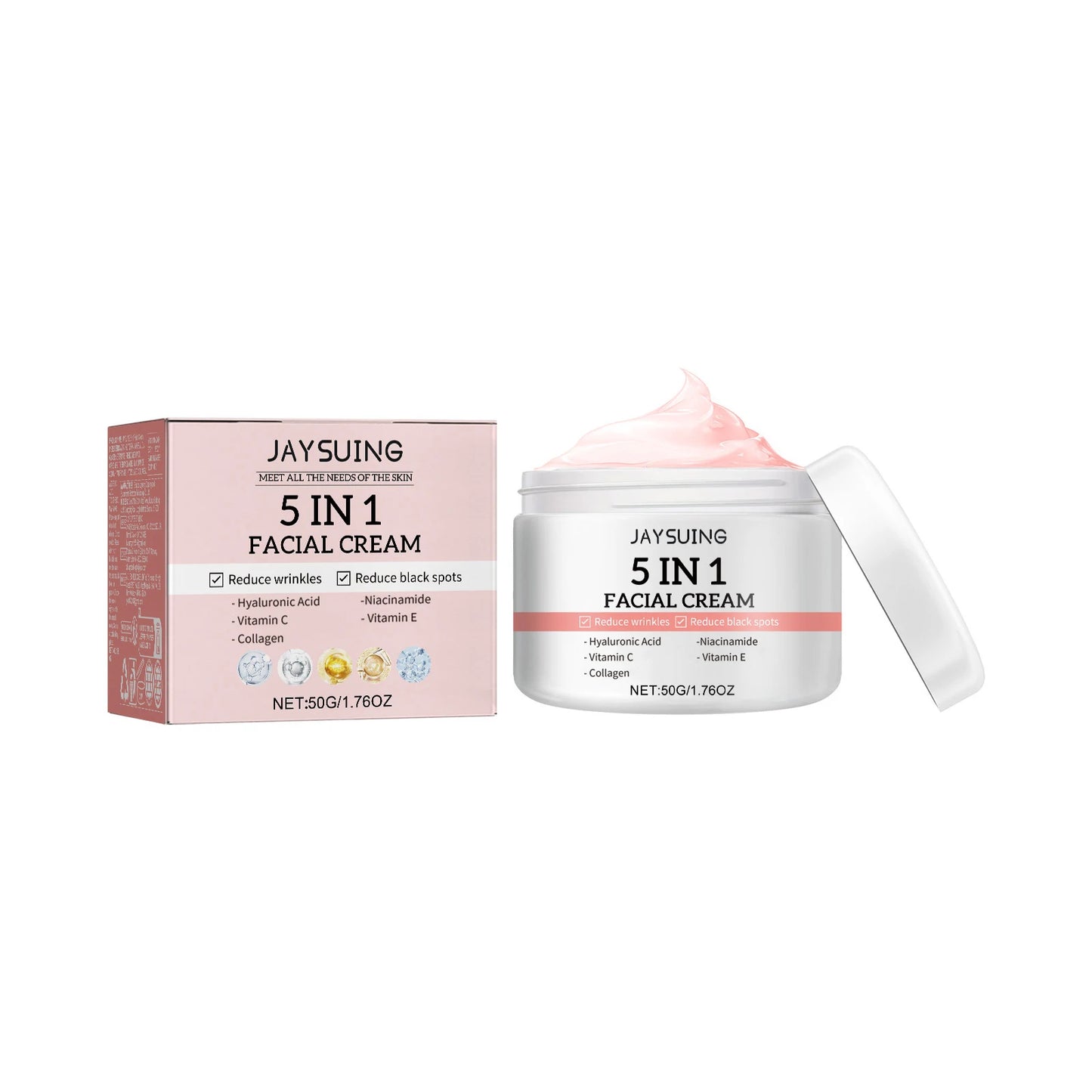 5-in-1 Firming Face Cream Firming Anti Wrinkle Deep Moisturizing Moisturizing Facial Smooth And Soft Skin Anti-Aging Face Cream
