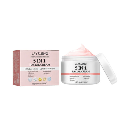 5-in-1 Firming Face Cream Firming Anti Wrinkle Deep Moisturizing Moisturizing Facial Smooth And Soft Skin Anti-Aging Face Cream