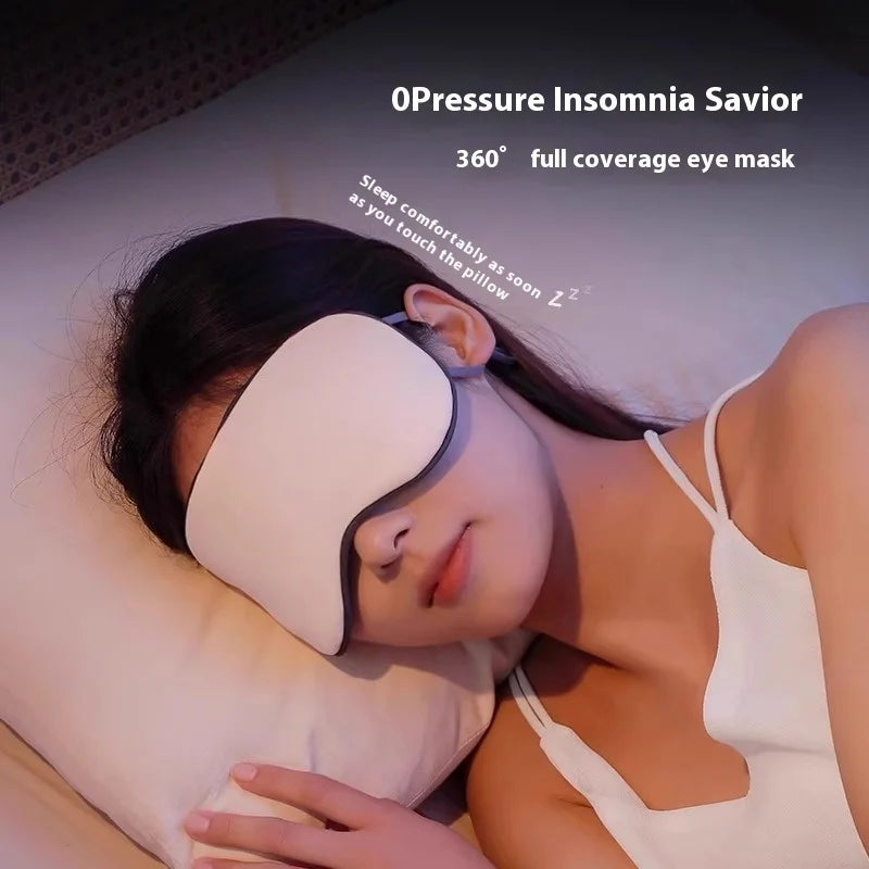 Dual-Side Cooling& Warm Eye Mask- Breathable Summer Sleep Cover- Zero Pressure Design