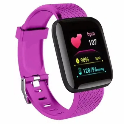 Multifunction Smart Watch For Men Women Kids Message Remind Music Control Sport Step Calories D13 Smartwatch Alarm Clock 116Plus