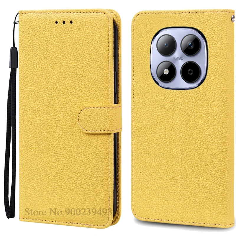 For Redmi Note 15 Pro Case Xiaomi Redmi Note 15 4G Case Wallet Leather Flip Cover For Redmi Note 15 Pro Plus 5G Case Coque Funda