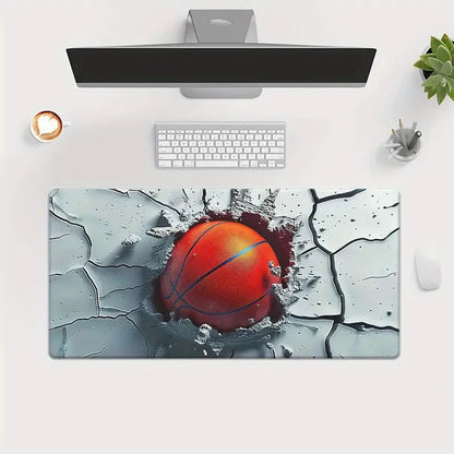 Basketball pattern Mouse Pad  Computer Office Game Table Mats XXL Rubber Anti-slip Gaming Keyboard Long Desk Pads playmat