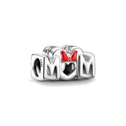 Hot Sell 925 Silver DIY Beads Jewelry Charms Bracelet Mickey Minnie Princess Christmas Stitch Robots Marvel Cute Miniso Disney
