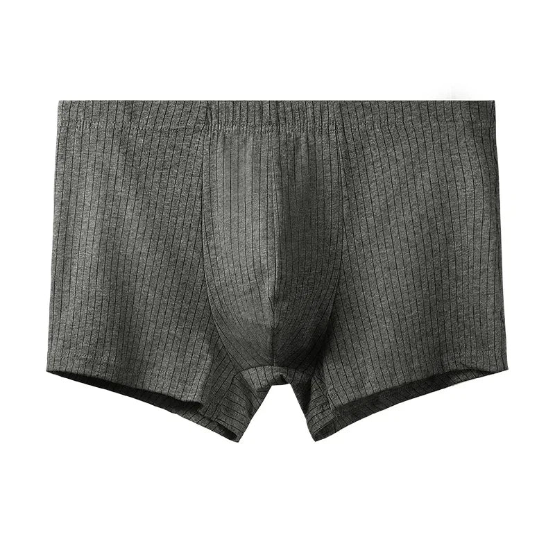 5pcs Men's pure cotton underwear. Simple-style men's cotton boxer shorts. Thin styles for summer. Comfortable