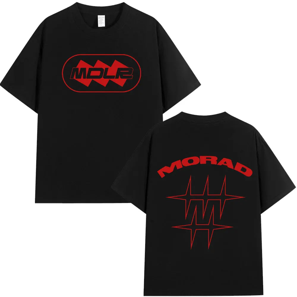 Rapper Morad MDLR Tour Album T Shirt Men's Women High Quality Cotton Tee Shirt Fashion Hip Hop Short Sleeve T-shirts Streetwear