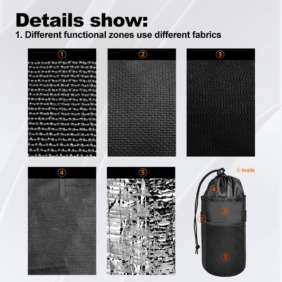 Bike Bags Water Bottle Bags Bike Bottle Carrying Bags Mountain Bike Road Bike Handlebar Bags Tote Bags Cycling Accessories