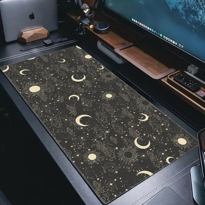 Moon Sun Planet Large XL Speed Version Game Computer Keyboard Office Table Mat tarot card Gaming Mouse Pad for PC Gamer Mousemad